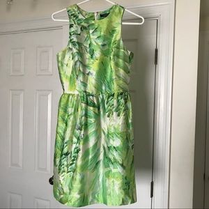 Green semi-formal dress